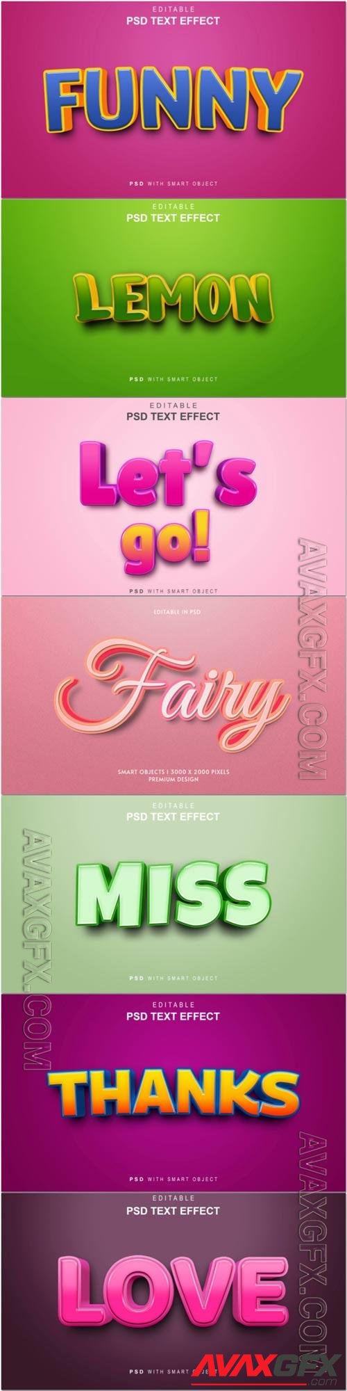 Psd text effect set vol 326