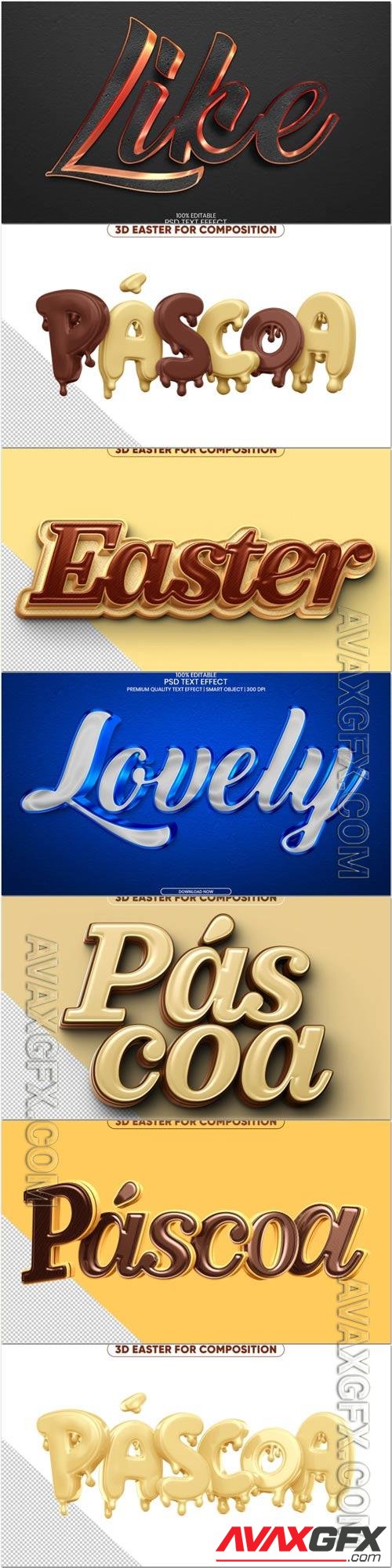 Psd text effect set vol 323