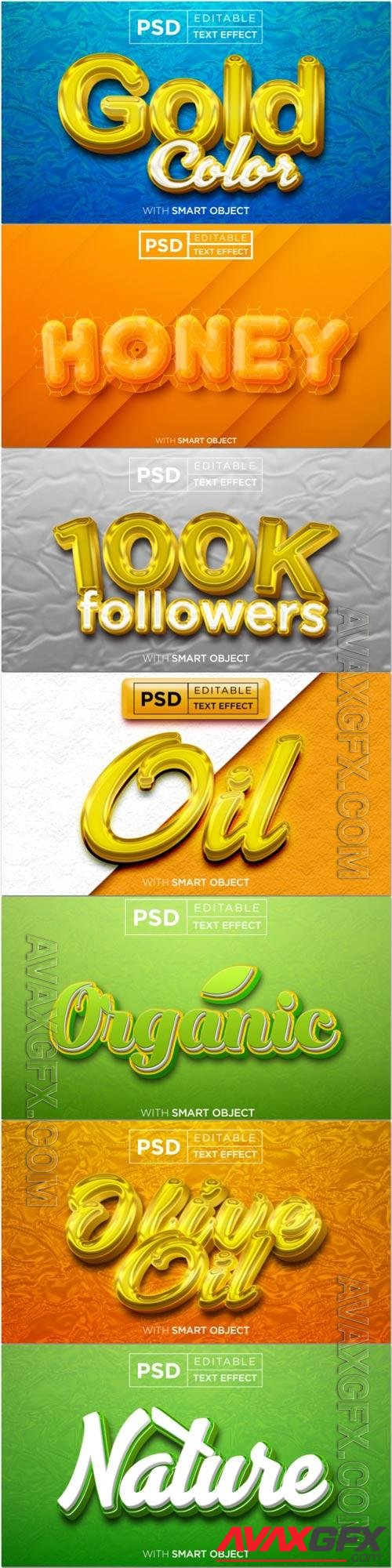 Psd text effect set vol 322