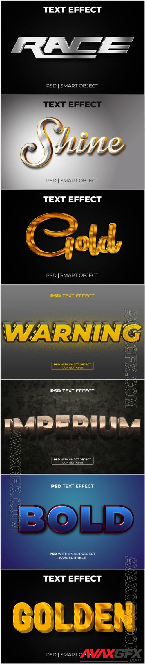 Psd text effect set vol 317