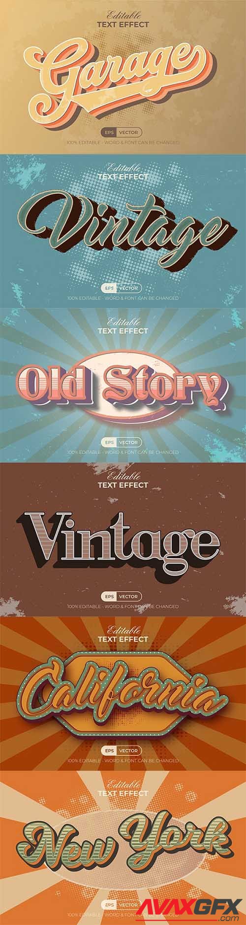 Vintage Text Effect Style - 35710493