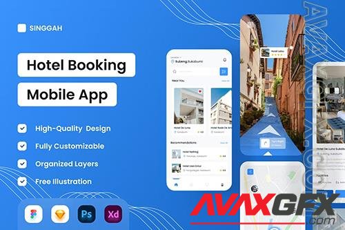 Hotel Booking Mobile App - UI Design