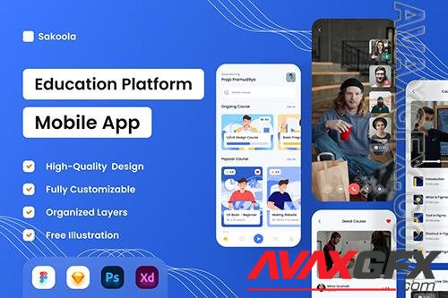 Education Platform Mobile App - UI Design