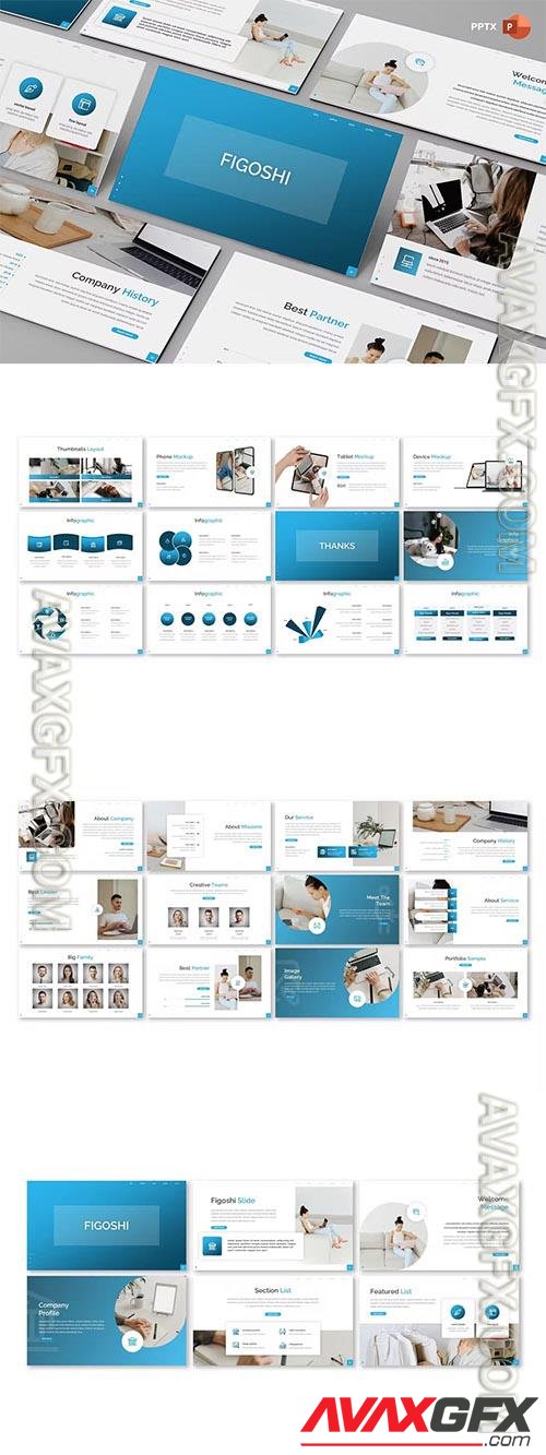 Figoshi - Business PowerPoint and Keynote Template