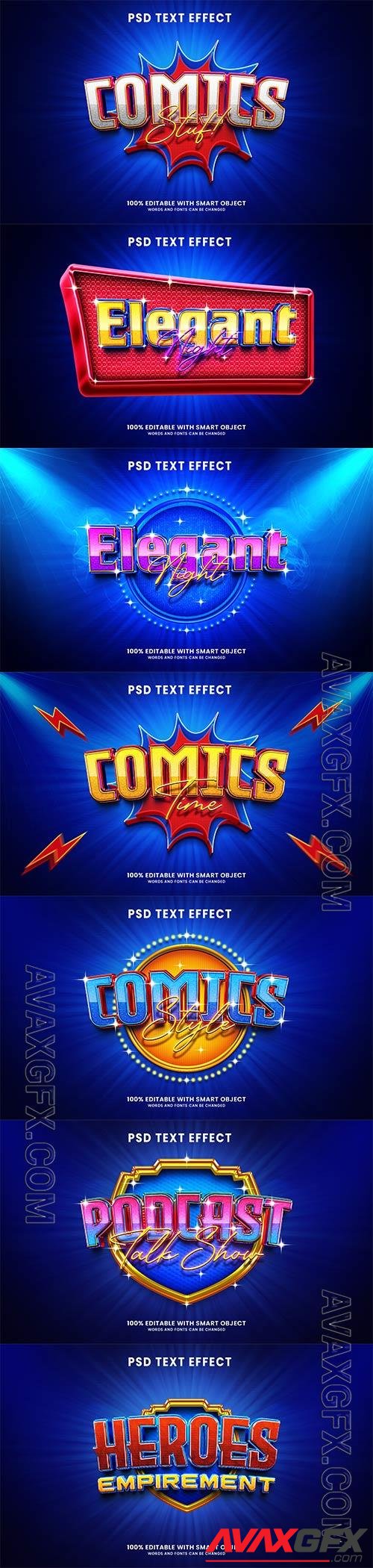 Psd text effect set vol 336