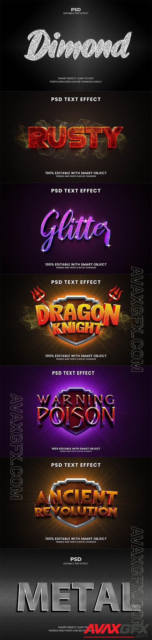 Psd text effect set vol 337