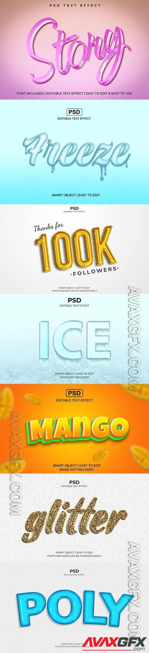 Psd text effect set vol 335