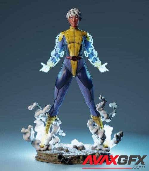 ﻿X-Men Storm – 3D Printable STL