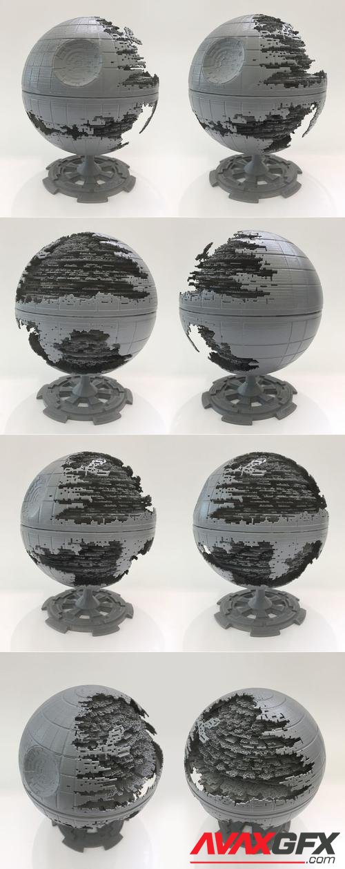 ﻿Death Star – 3D Printable STL