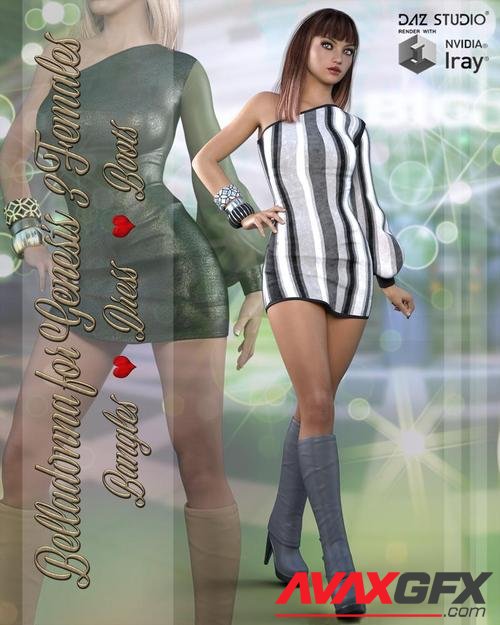 Belladonna Outfit for Genesis 3 Females