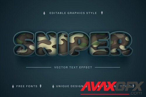 Military War - Editable Text Effect - 7050636