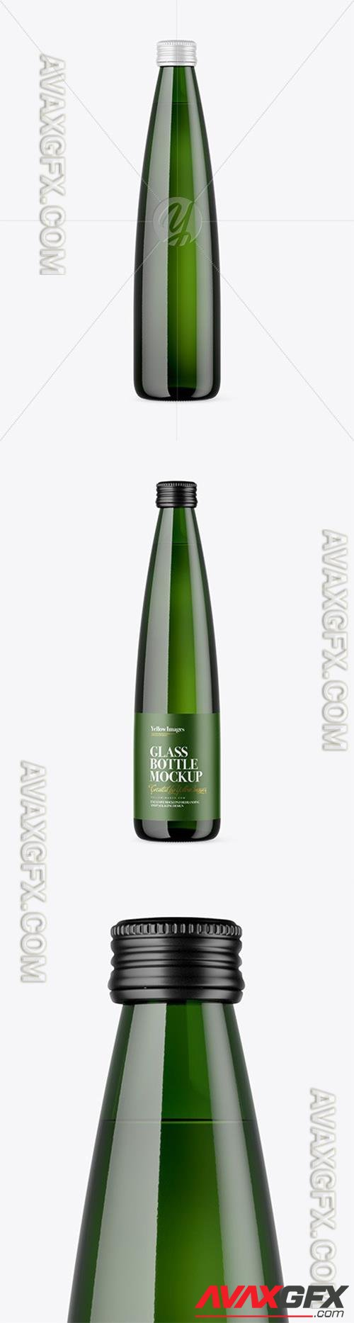 Green Glass Bottle Mockup 48096 TIF