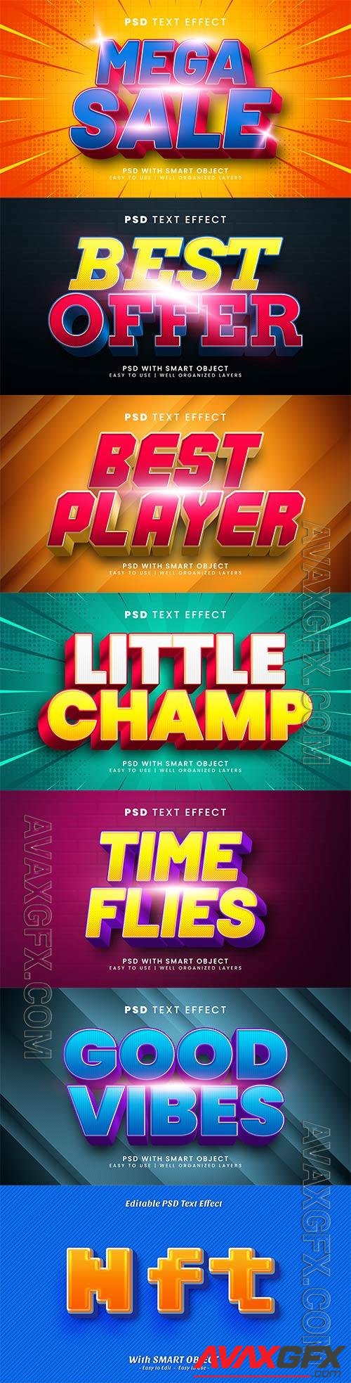 Psd text effect set vol 341