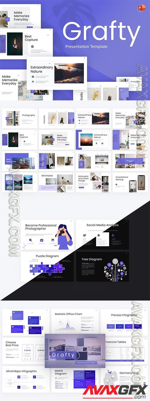 Grafty Minimalist PowerPoint Template