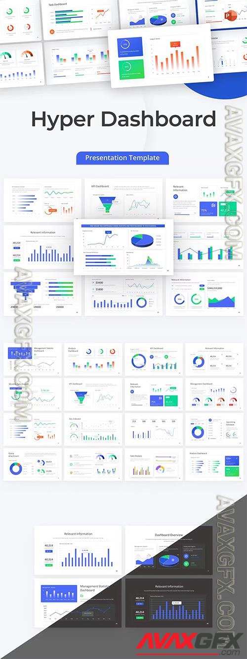 HyperDashboard Dashboard PowerPoint Template