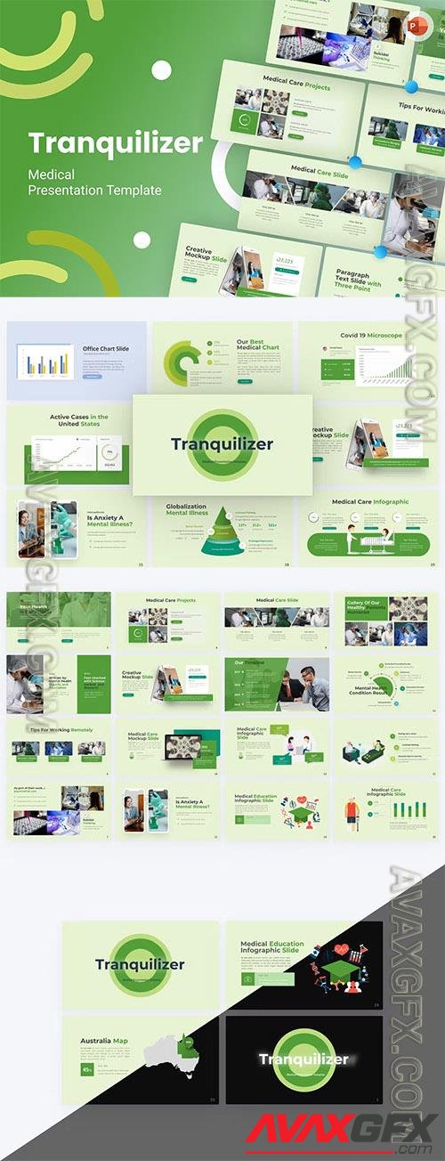 Tranquilizer Medical PowerPoint Template BDR6WAN
