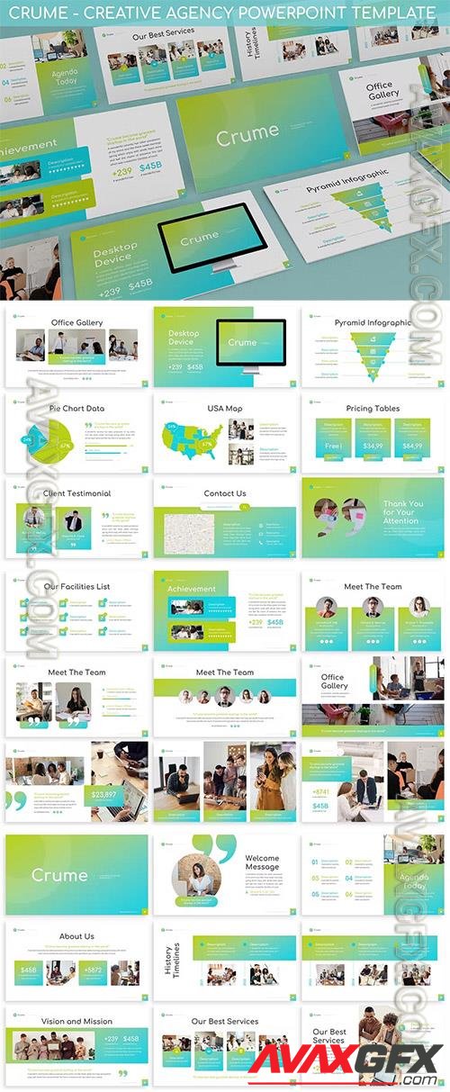 Crume - Creative Agency Powerpoint Template