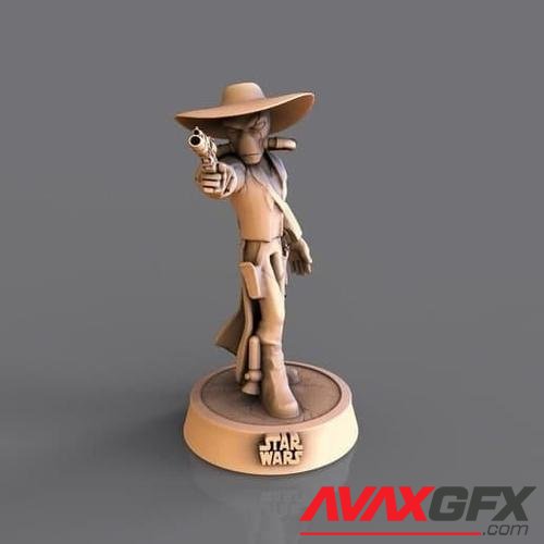 Cad Bane - Star Wars – 3D Printable STL