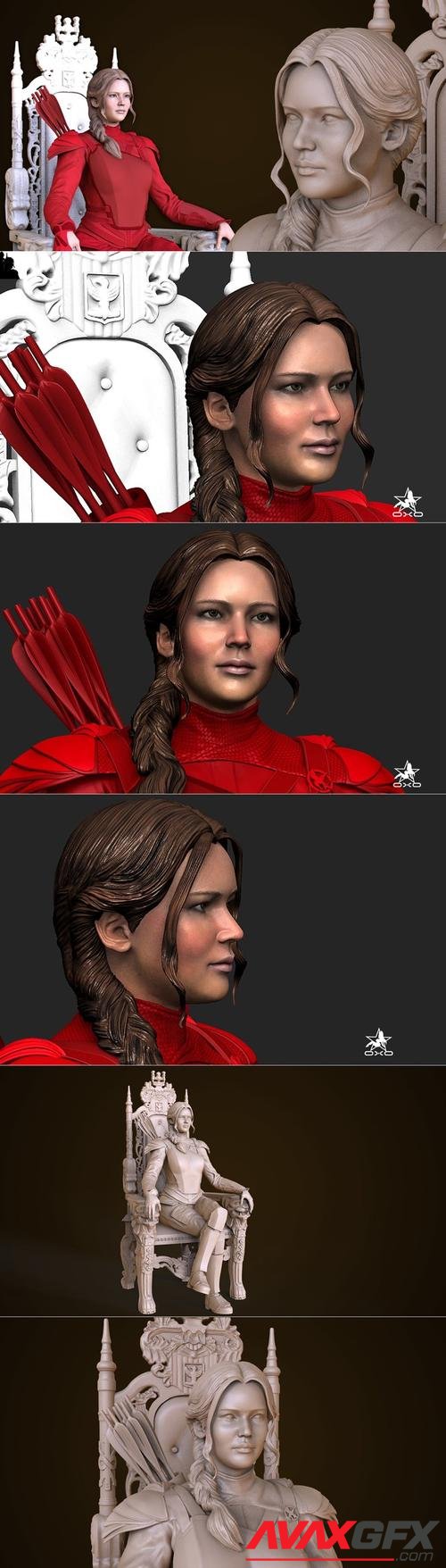 Hunger Games Katniss Everdeen – 3D Printable STL