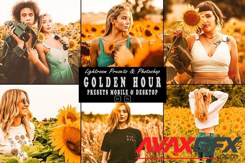 Golden Hour Action Photoshop & Lightrom Presets