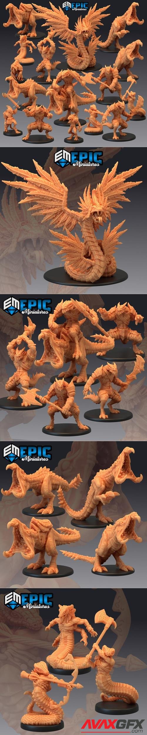 Epic Minis Serpentia Reborn – 3D Printable STL