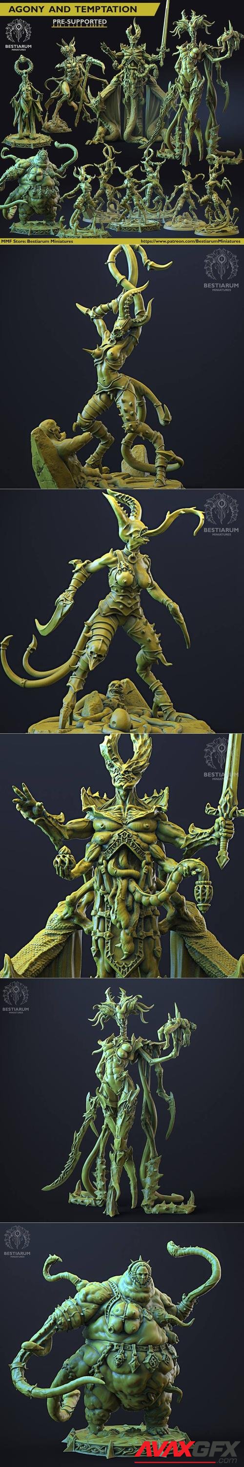 Bestiarum - Agony and Temptation – 3D Printable STL