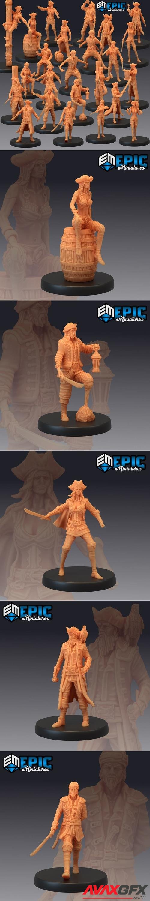 Epic Minis Pirates Voyage – 3D Printable STL