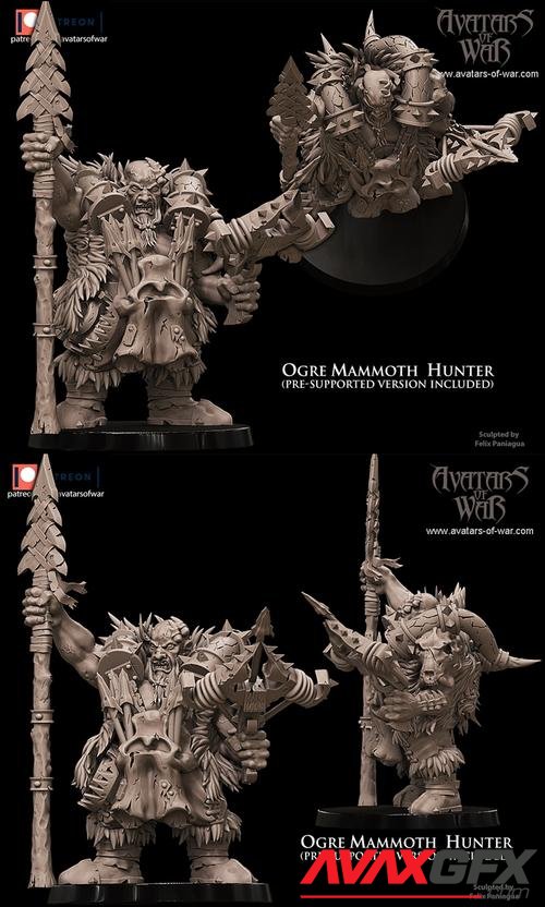 Ogre Mammoth Hunter – 3D Printable STL