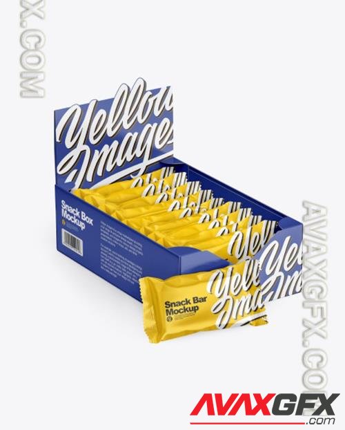 Display Box with Snack Bars Mockup 50023 TIF