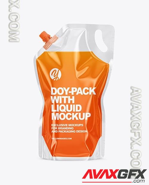 Doy-Pack with Liquid Mockup 48800 TIF