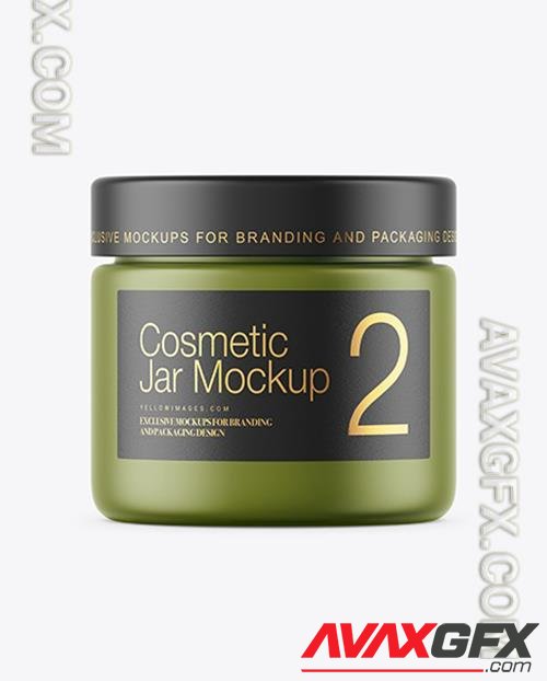 Matte Cosmetic Jar Mockup 50663 TIF