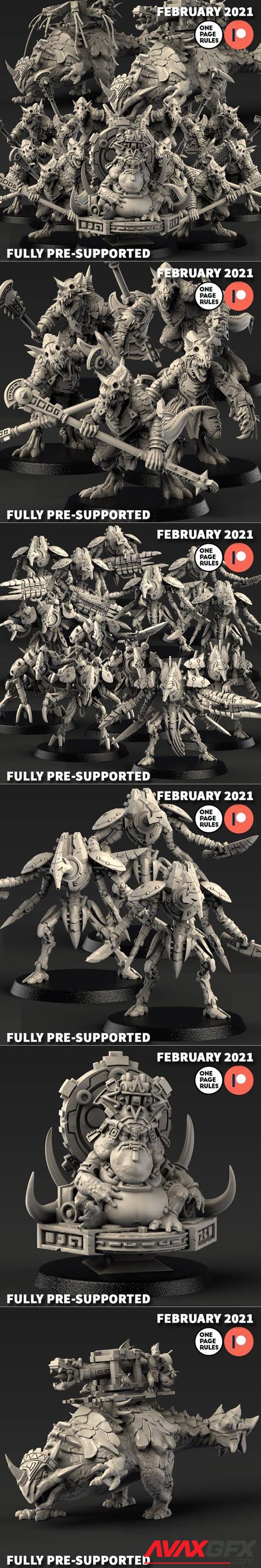 One Page Rules February 2021 – 3D Printable STL