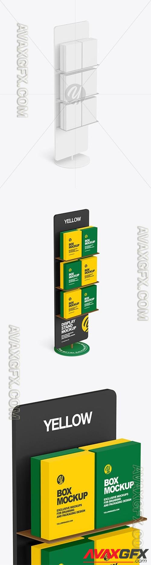 Display Stand With Boxes Mockup 97125 TIF