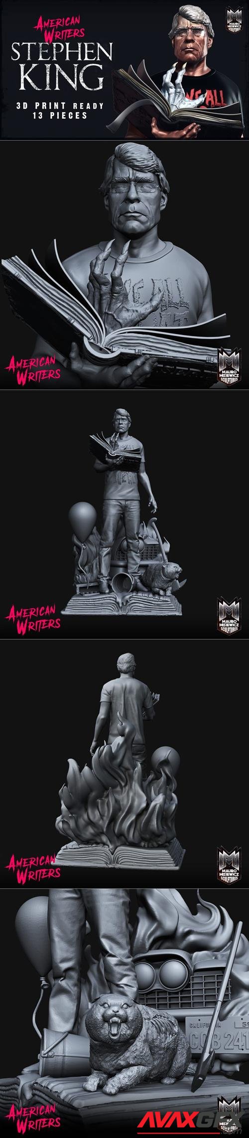 Stephen King – 3D Printable STL