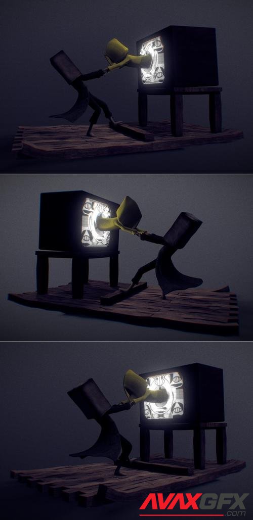 Little Nightmares Diorama – 3D Printable STL