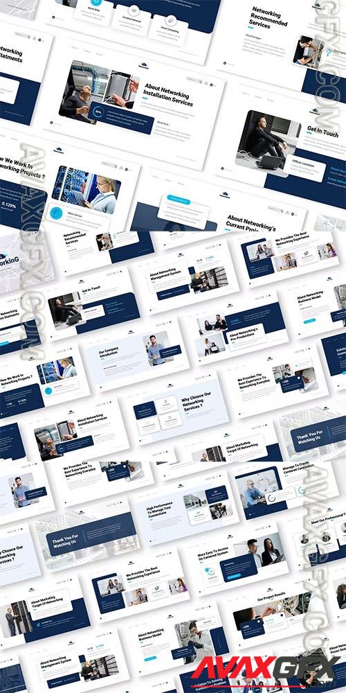 Networking Powerpoint and Keynote Presentation Template