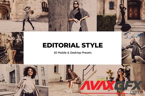 20 Editorial Style Lightroom Presets - 7038528