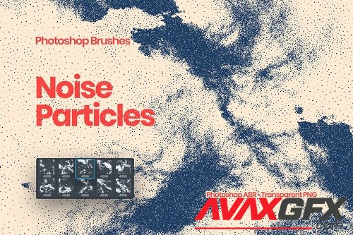 Noise Particle Photoshop Brushes