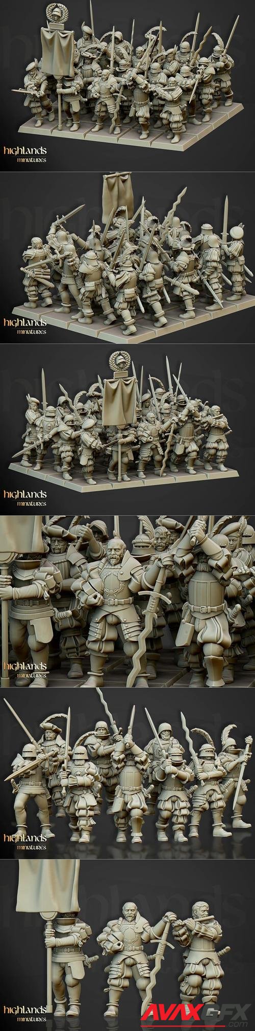 The Landsknechts of Soltau – 3D Printable STL