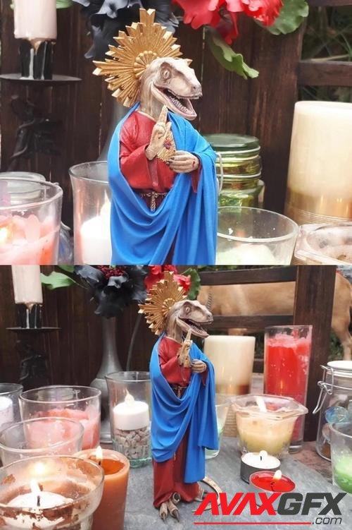 Raptor Jesus – 3D Printable STL