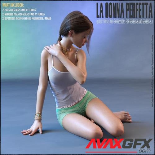 La Donna Perfetta - Poses for Genesis 8 and 8.1