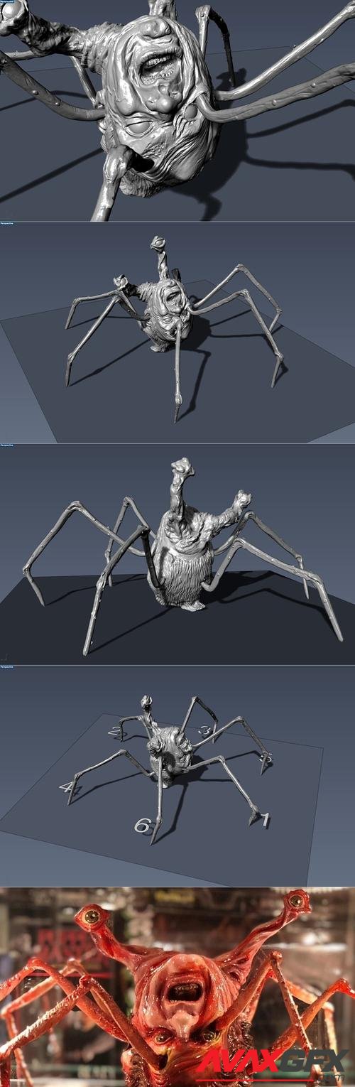 The Thing Spider head – 3D Printable STL