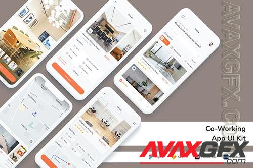 Co-Working App UI Kit DXKE2GE