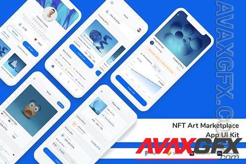 NFT Art Marketplace App UI Kit 5AJVW9R