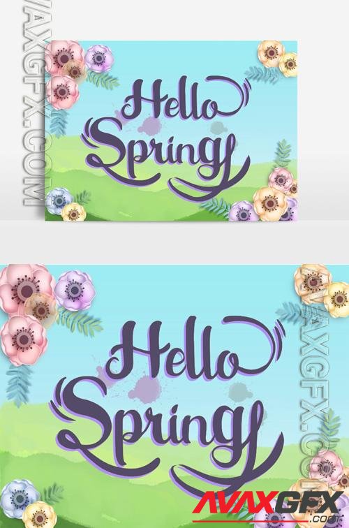 Beautiful Spring Text Effect vol 3