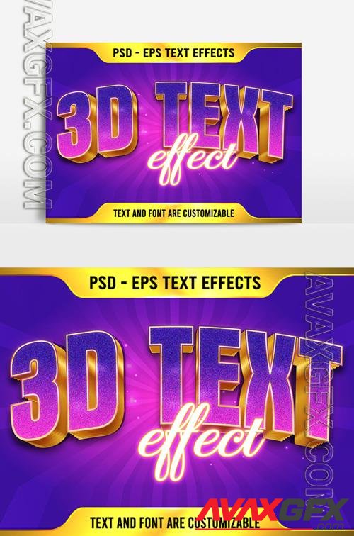 Golden text effect in vector