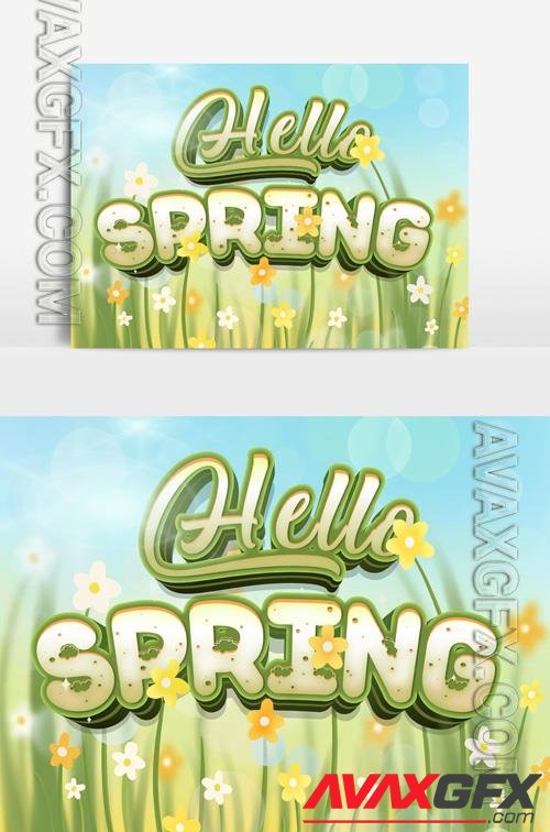 Beautiful Spring Text Effect vol 7