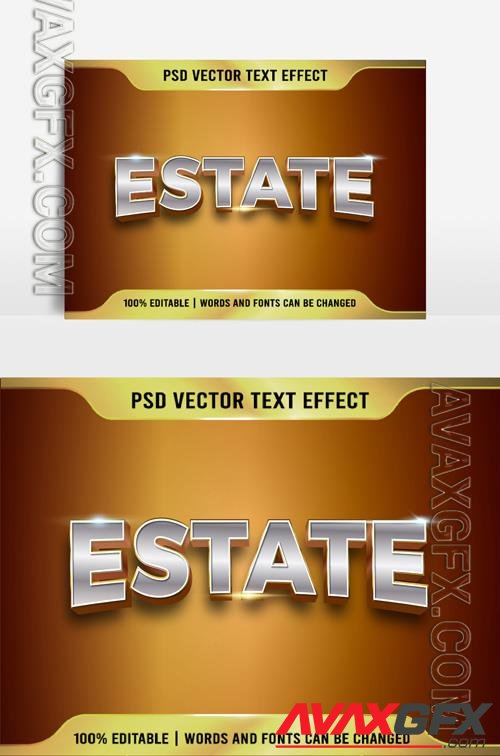 Editable Text effect Estate