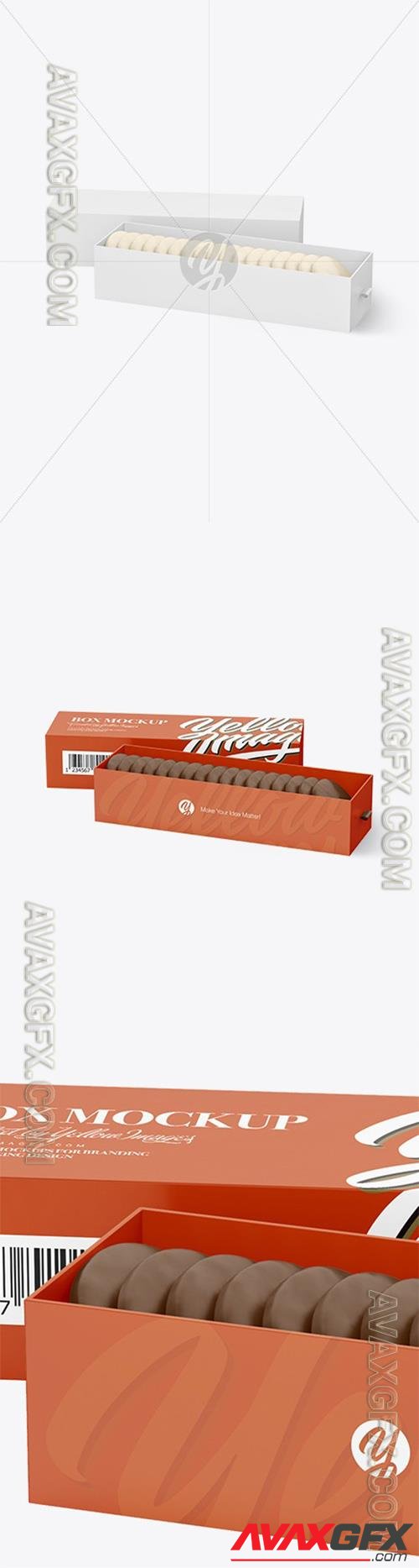 Chocolate Cookie Box Mockup 97502 TIF