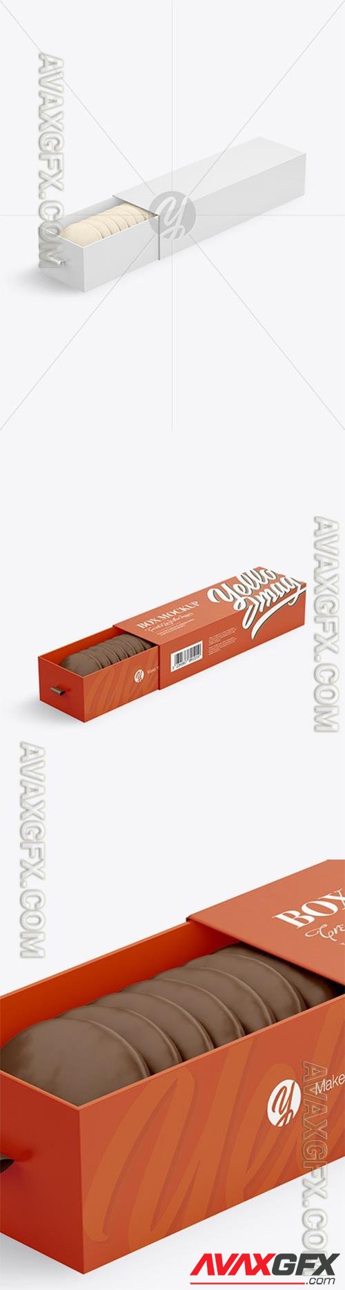 Chocolate Cookie Box Mockup 97500 TIF